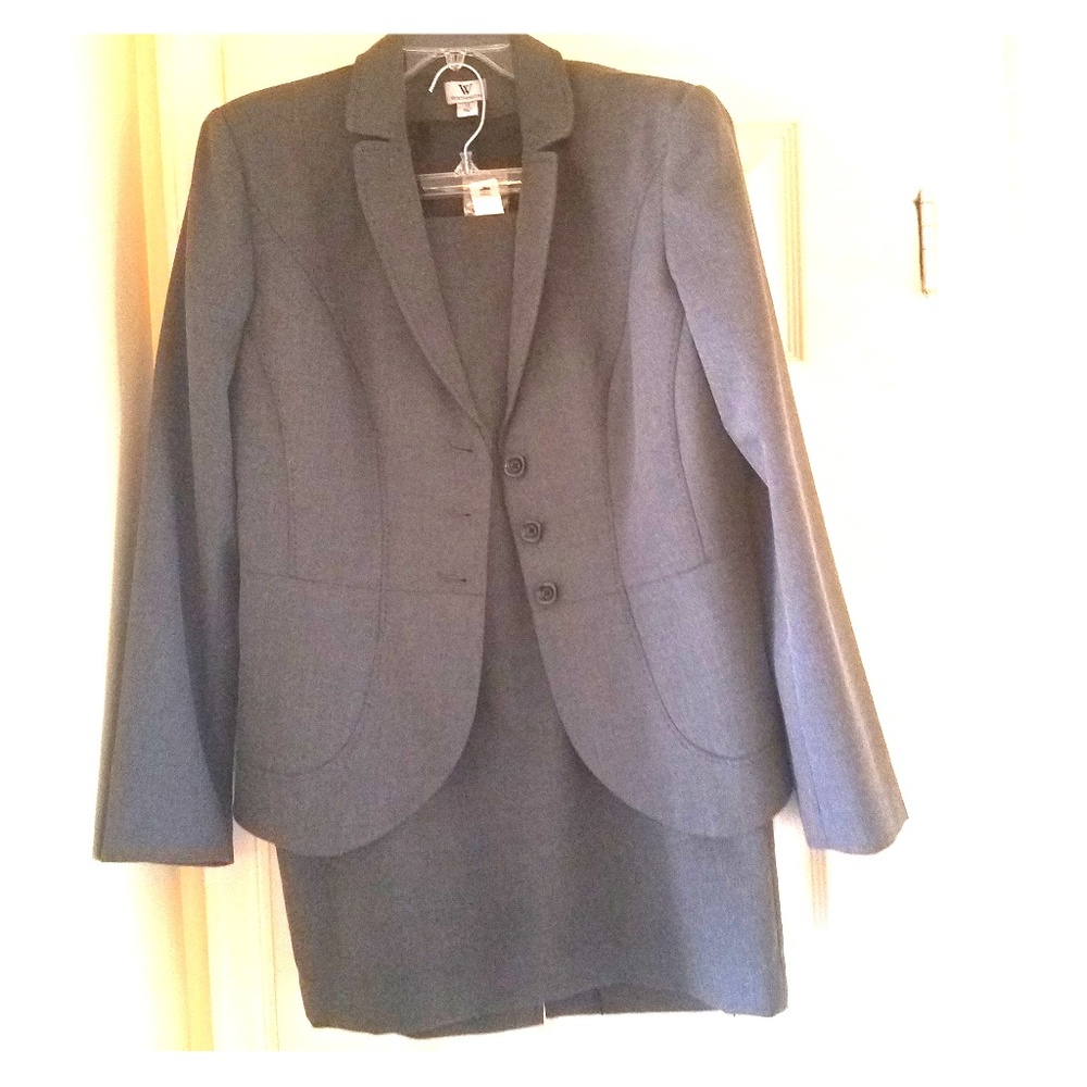 Charcoal business suit